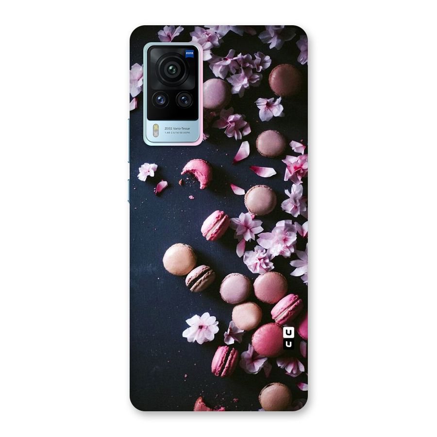 Macaroons And Cheery Blossoms Back Case for Vivo X60 Pro