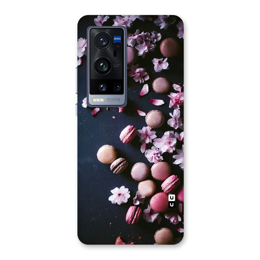 Macaroons And Cheery Blossoms Back Case for Vivo X60 Pro Plus