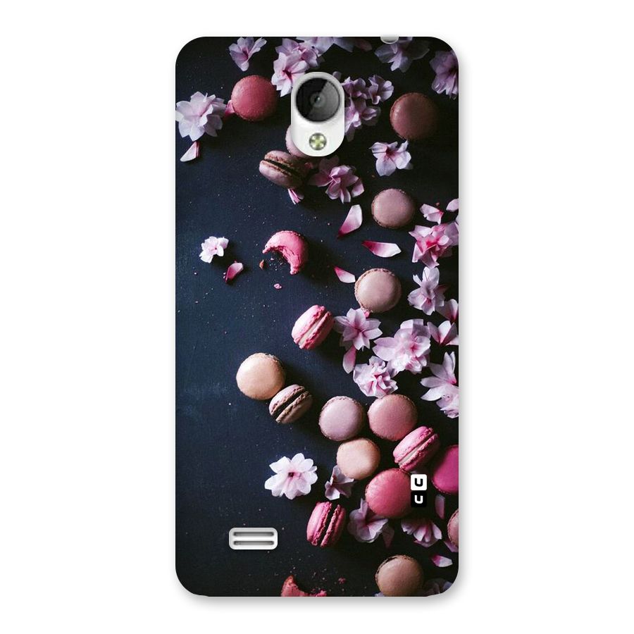Macaroons And Cheery Blossoms Back Case for Vivo Y21