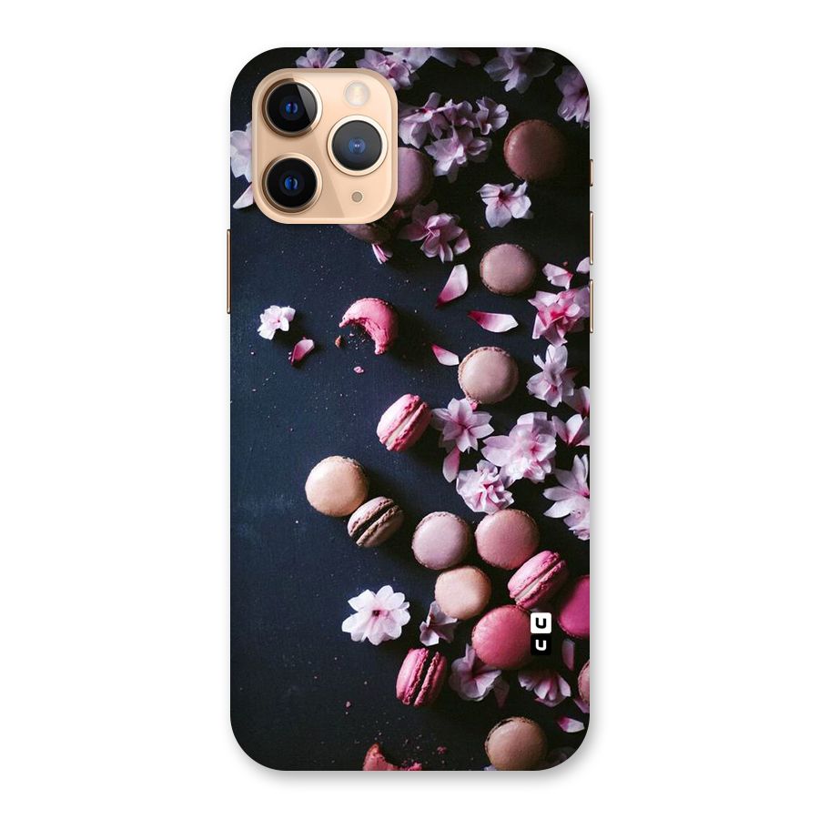 Macaroons And Cheery Blossoms Back Case for iPhone 11 Pro