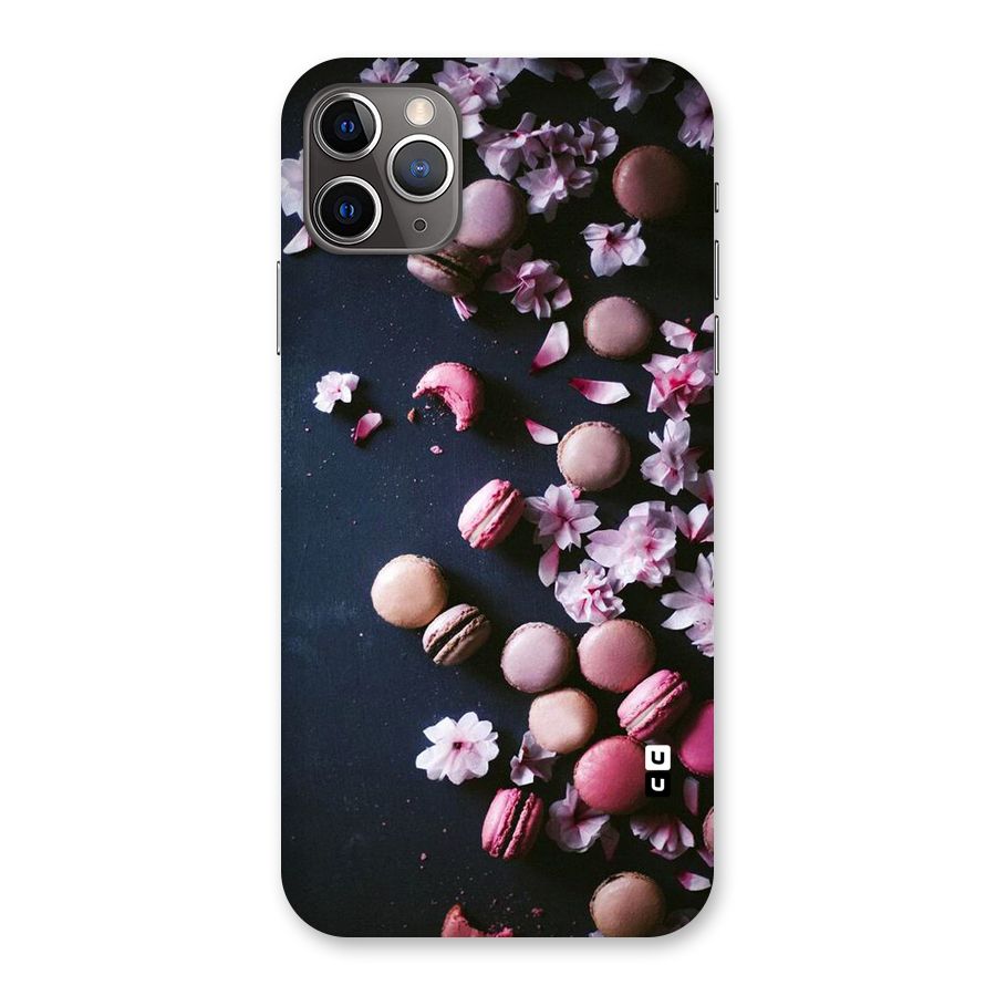 Macaroons And Cheery Blossoms Back Case for iPhone 11 Pro Max