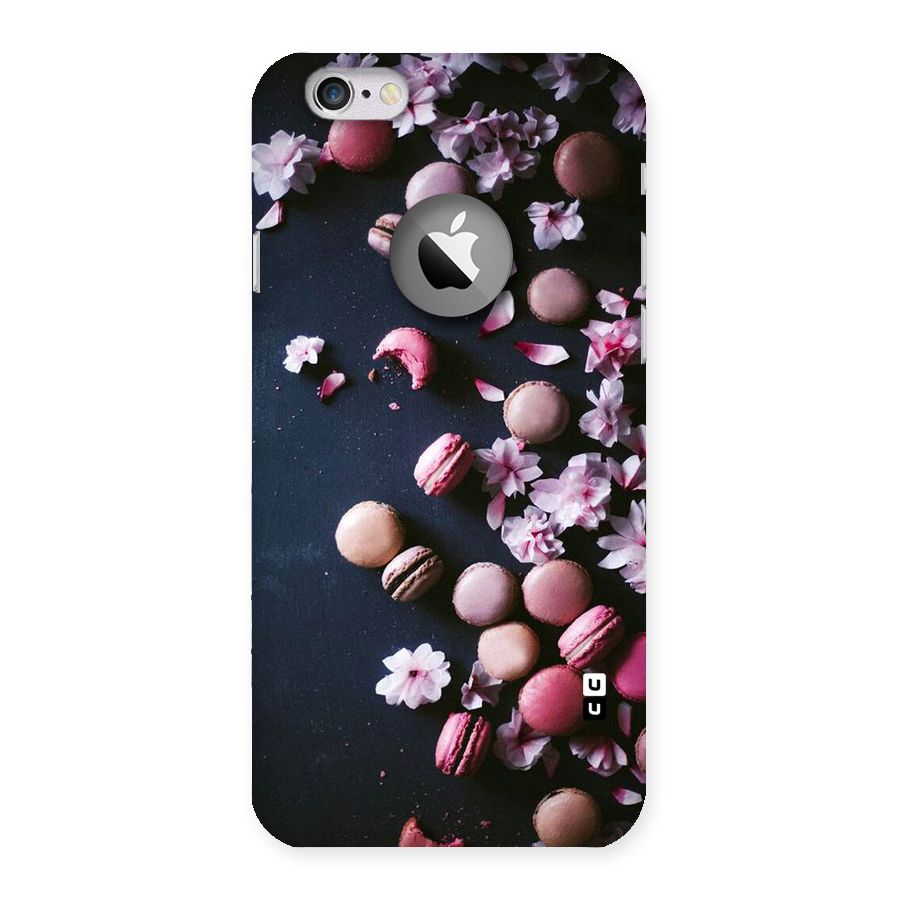 Macaroons And Cheery Blossoms Back Case for iPhone 6 Logo Cut