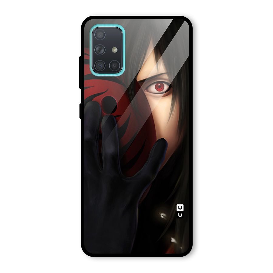 Madara Sharingan Glass Back Case for Galaxy A71