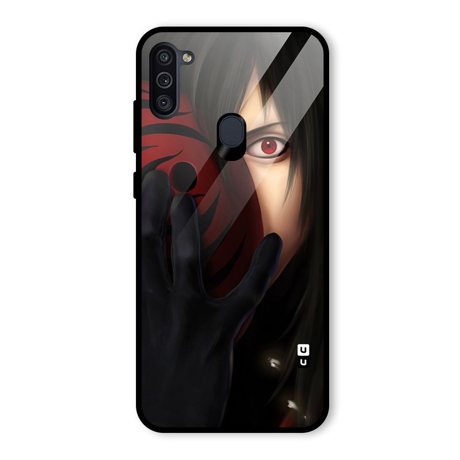 Madara Sharingan Glass Back Case for Galaxy M11
