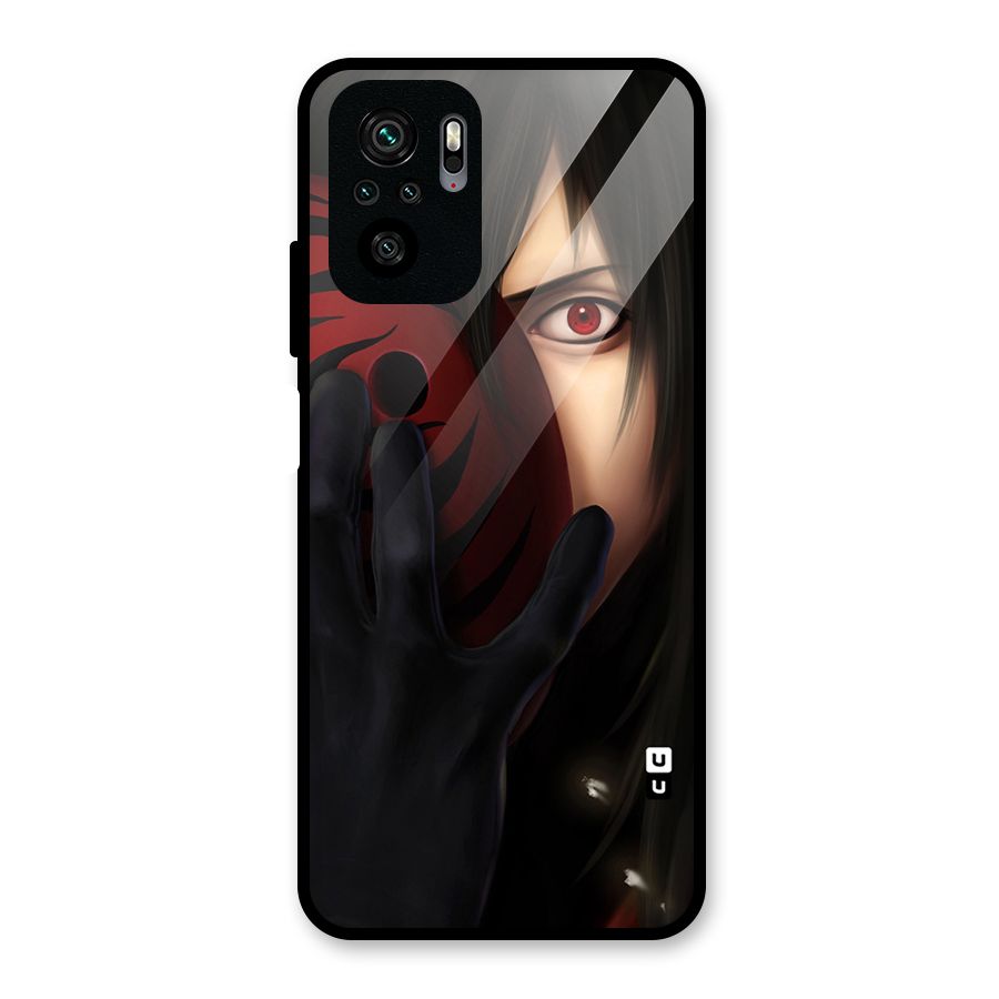 Madara Sharingan Glass Back Case for Redmi Note 10S