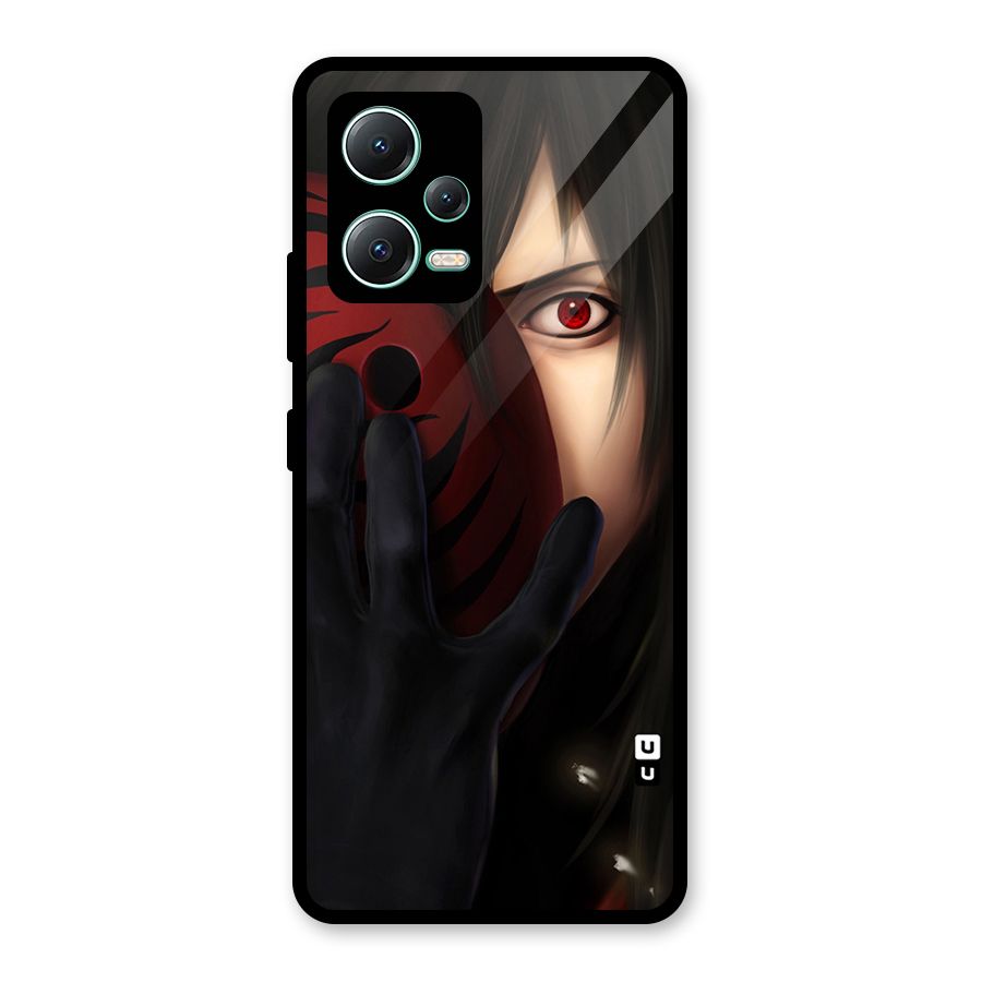 Madara Sharingan Glass Back Case for Redmi Note 12 5G
