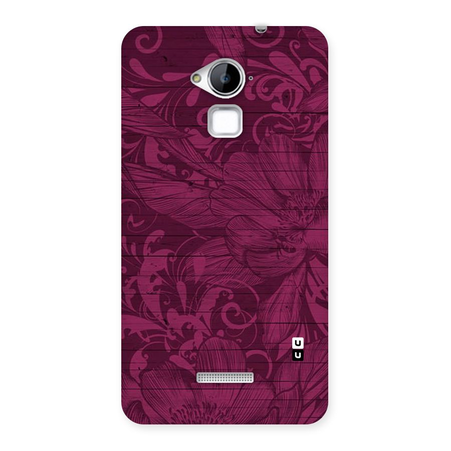 Magenta Floral Pattern Back Case for Coolpad Note 3