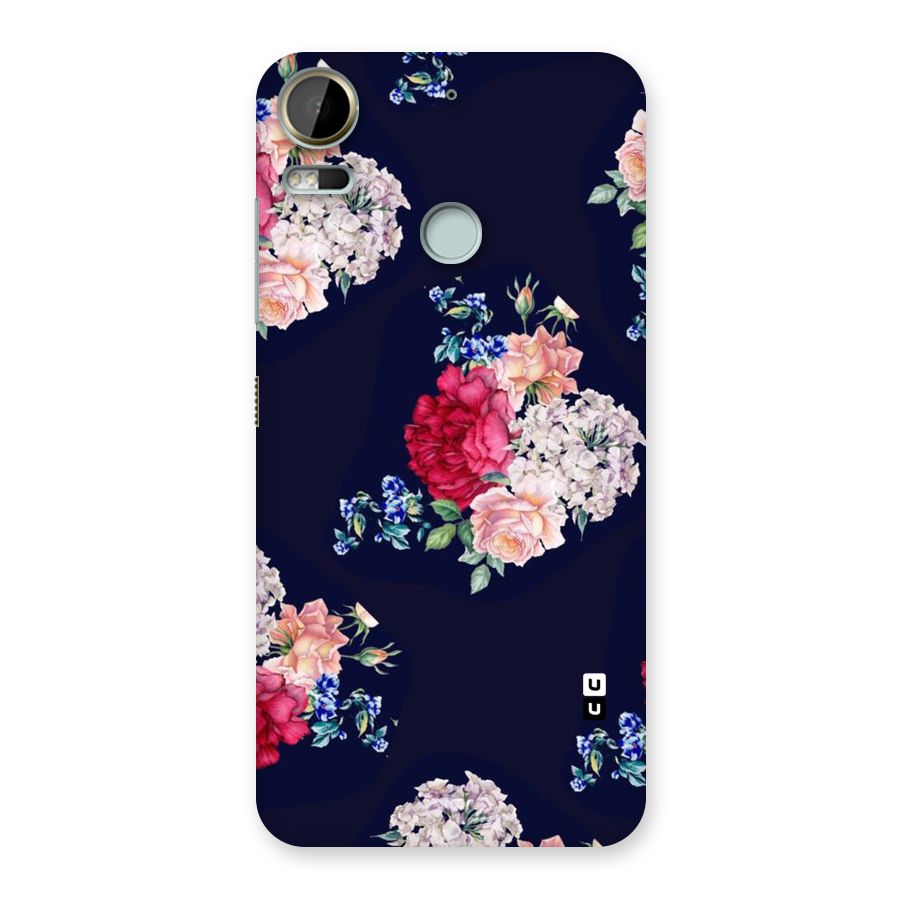 Magenta Peach Floral Back Case for Desire 10 Pro