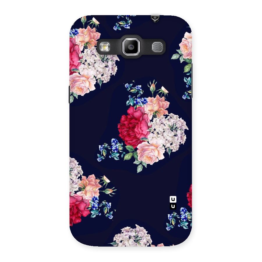 Magenta Peach Floral Back Case for Galaxy Grand Quattro