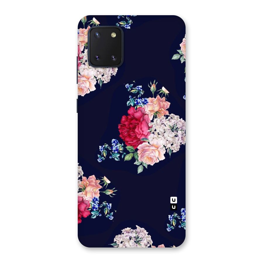Magenta Peach Floral Back Case for Galaxy Note 10 Lite