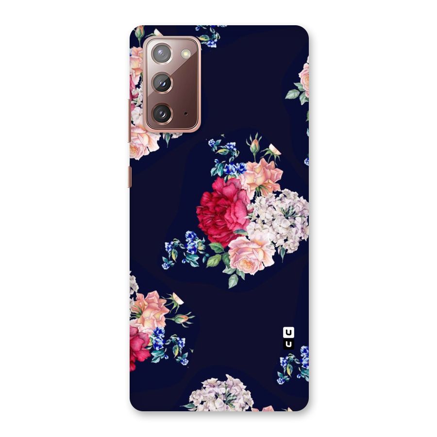 Magenta Peach Floral Back Case for Galaxy Note 20