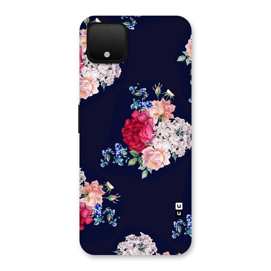 Magenta Peach Floral Back Case for Google Pixel 4 XL