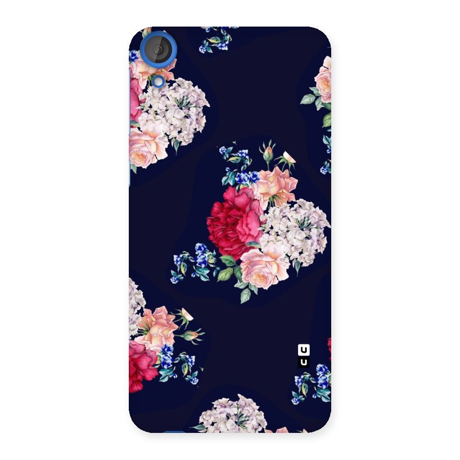 Magenta Peach Floral Back Case for HTC Desire 820