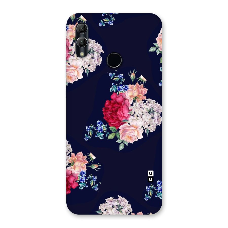 Magenta Peach Floral Back Case for Honor 10 Lite