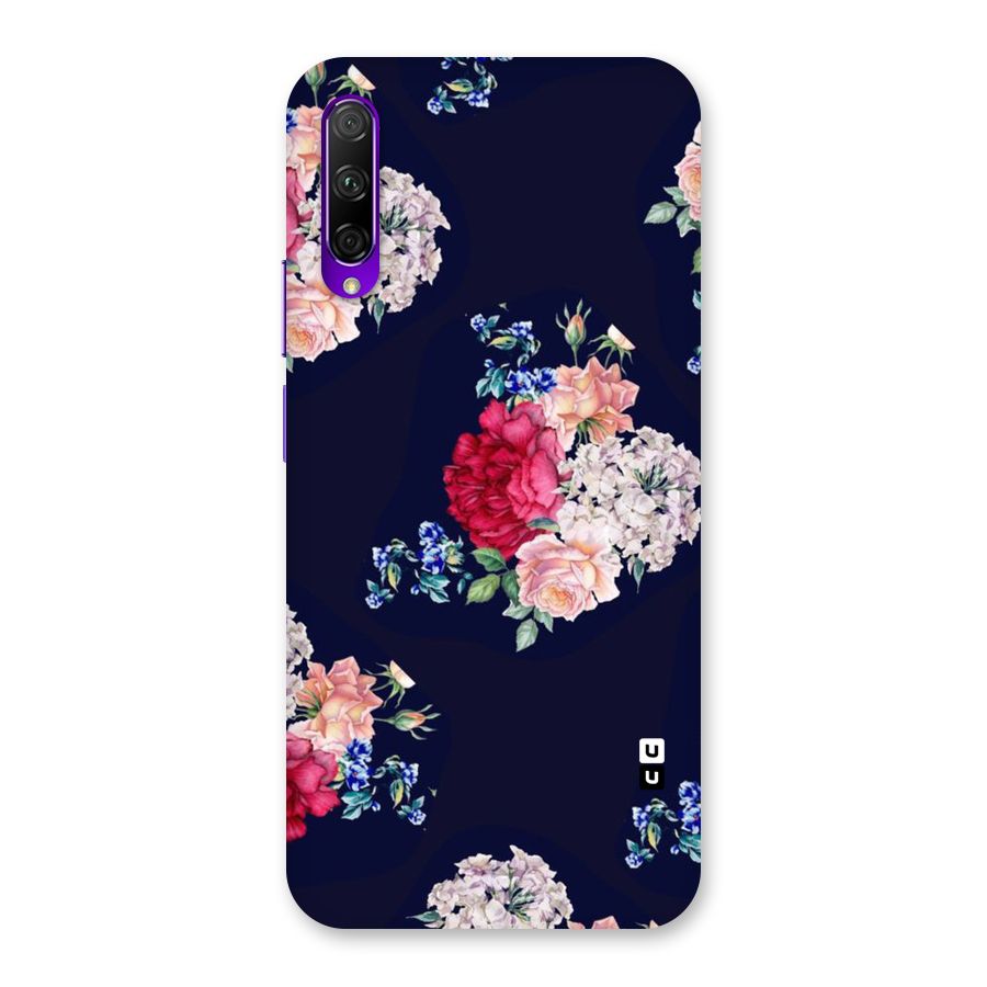 Magenta Peach Floral Back Case for Honor 9X Pro