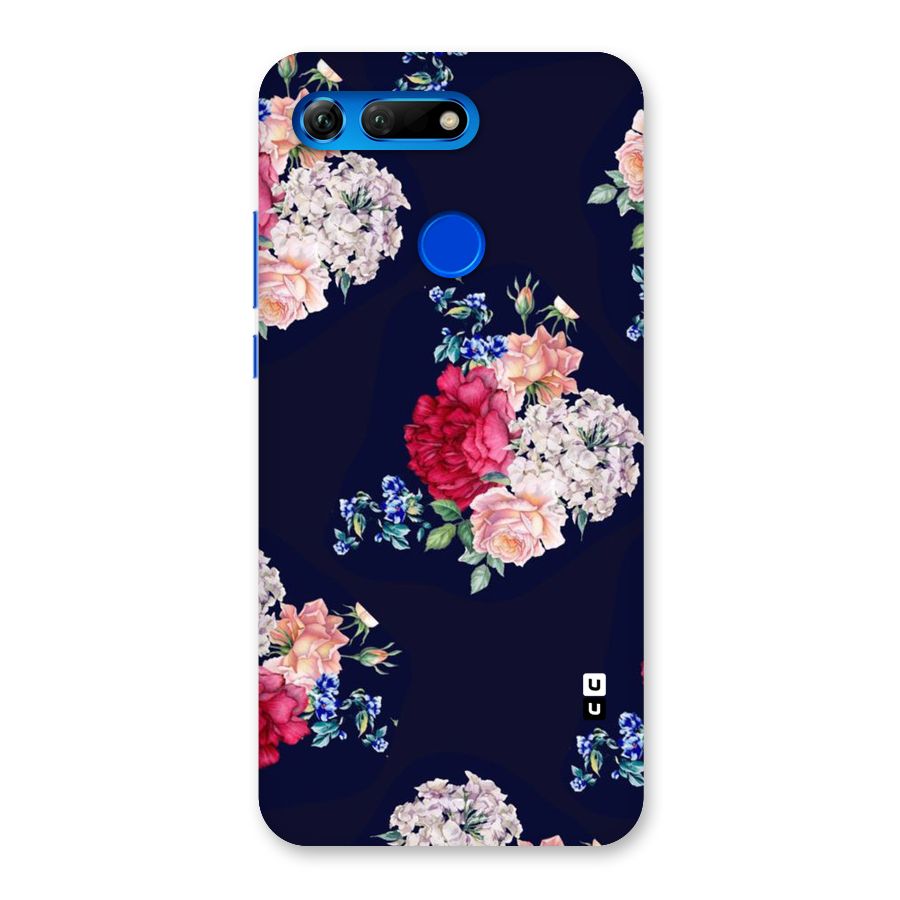 Magenta Peach Floral Back Case for Honor View 20
