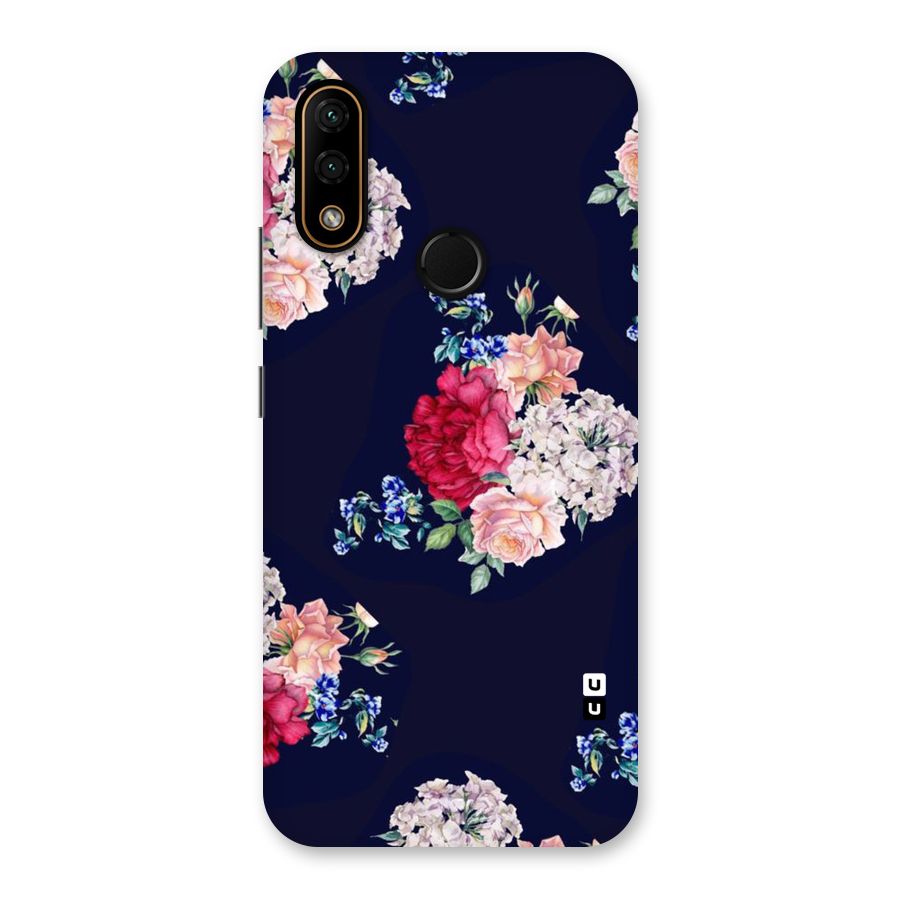 Magenta Peach Floral Back Case for Lenovo A6 Note