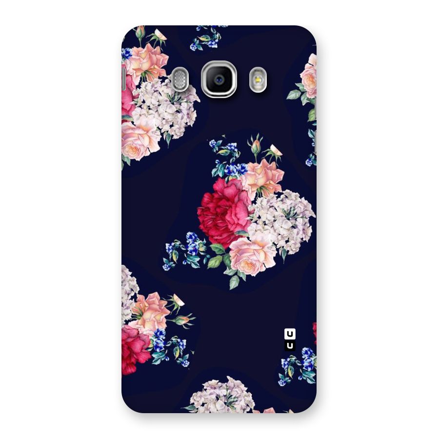 Magenta Peach Floral Back Case for Samsung Galaxy J5 2016