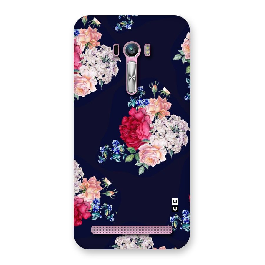 Magenta Peach Floral Back Case for Zenfone Selfie