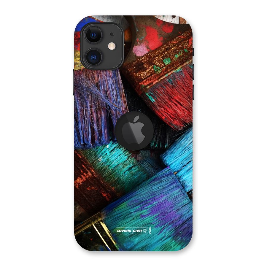 Magic Brushes Back Case for iPhone 11 Logo Cut