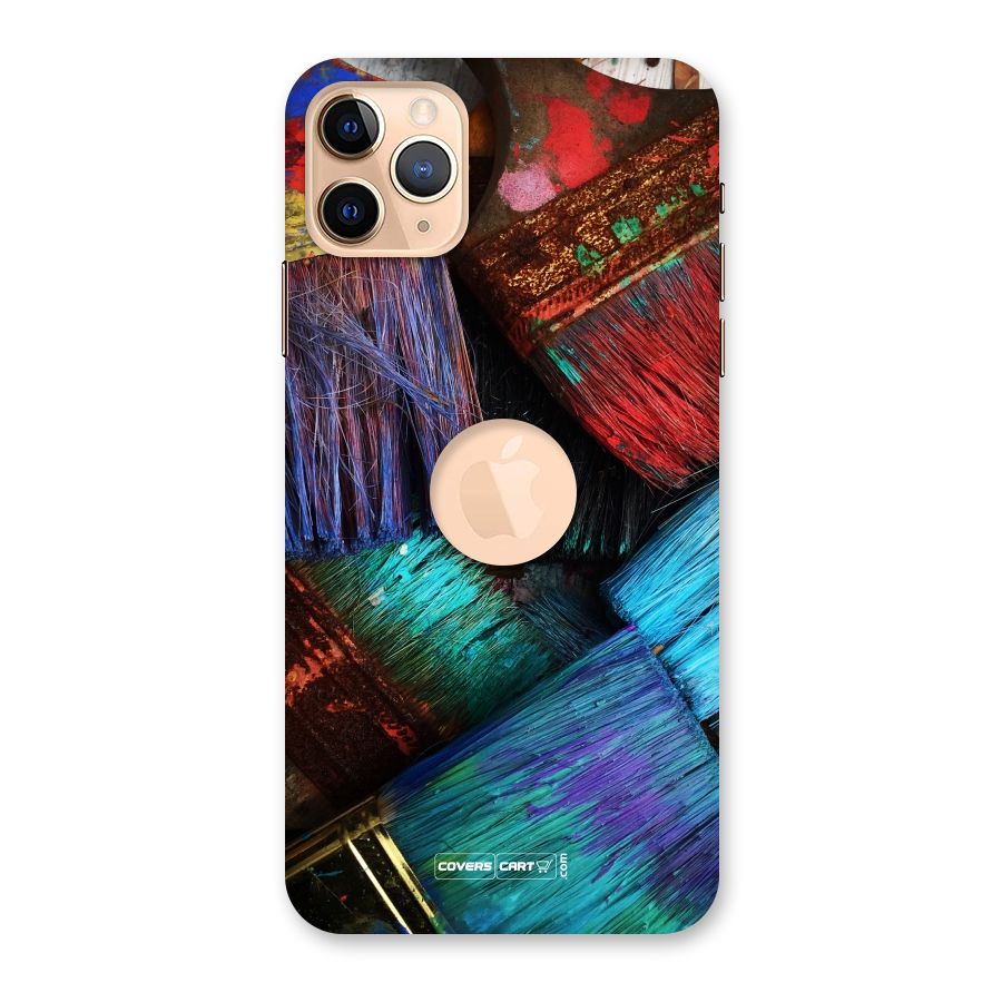 Magic Brushes Back Case for iPhone 11 Pro Max Logo Cut