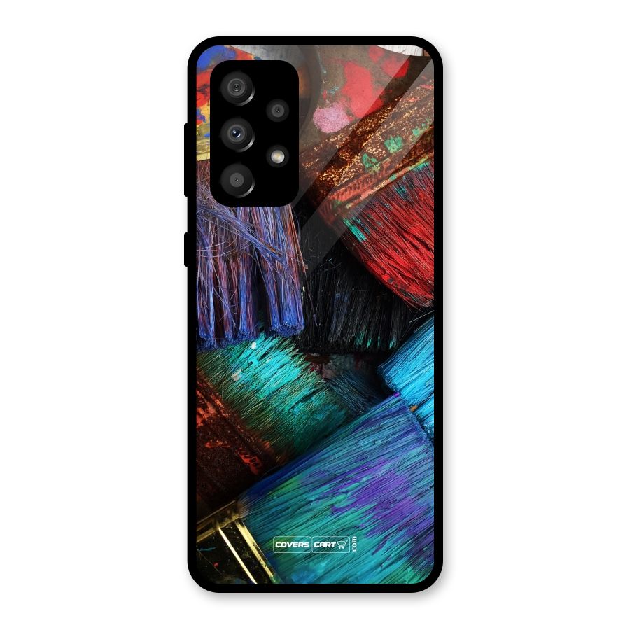 Magic Brushes Glass Back Case for Galaxy A32