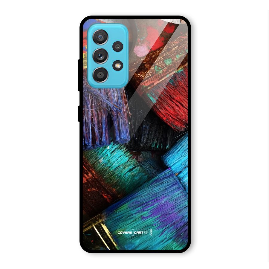 Magic Brushes Glass Back Case for Galaxy A52