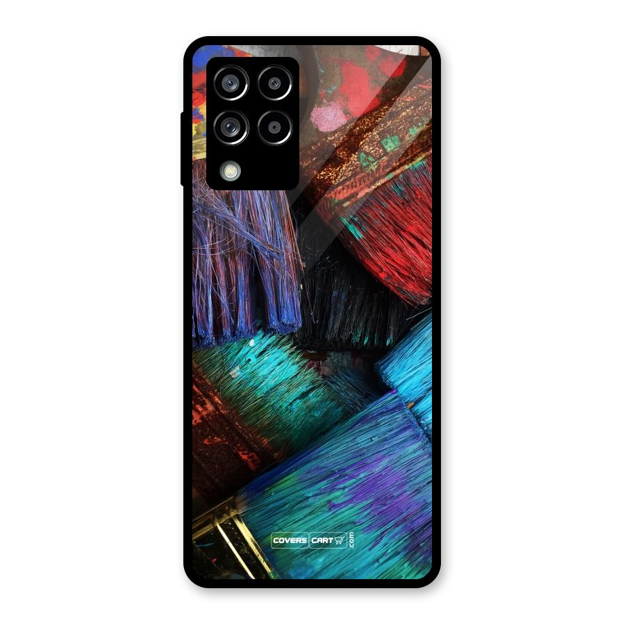 Magic Brushes Glass Back Case for Galaxy M53 5G