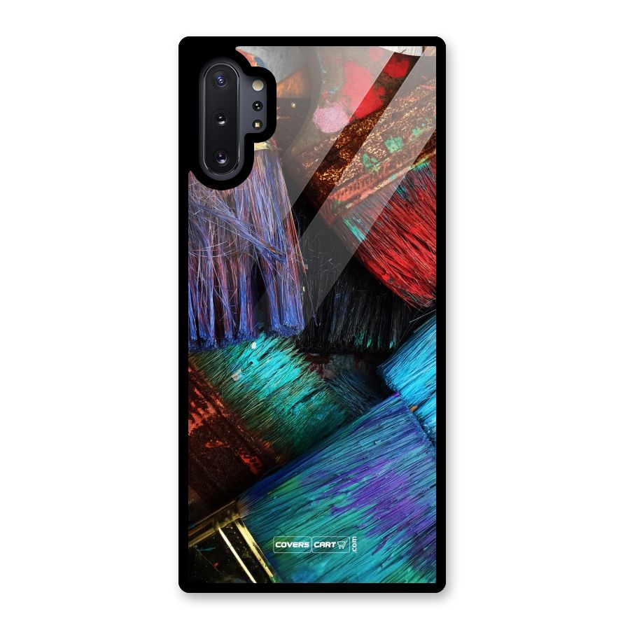 Magic Brushes Glass Back Case for Galaxy Note 10 Plus