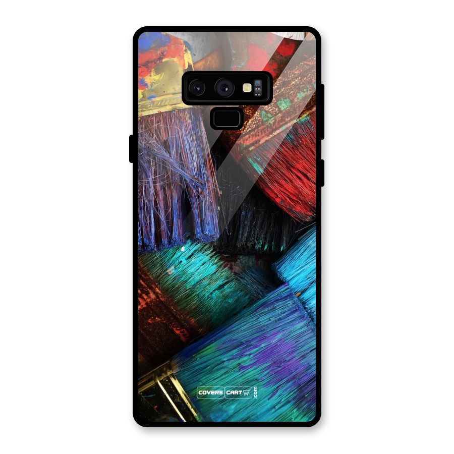 Magic Brushes Glass Back Case for Galaxy Note 9