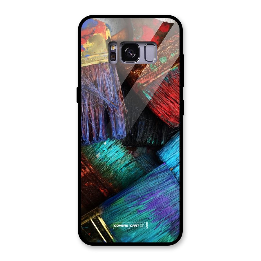 Magic Brushes Glass Back Case for Galaxy S8
