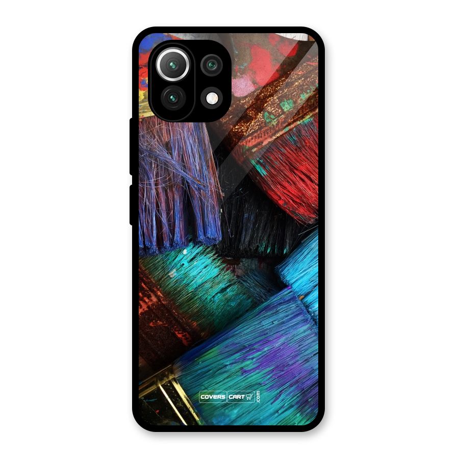 Magic Brushes Glass Back Case for Mi 11 Lite NE 5G
