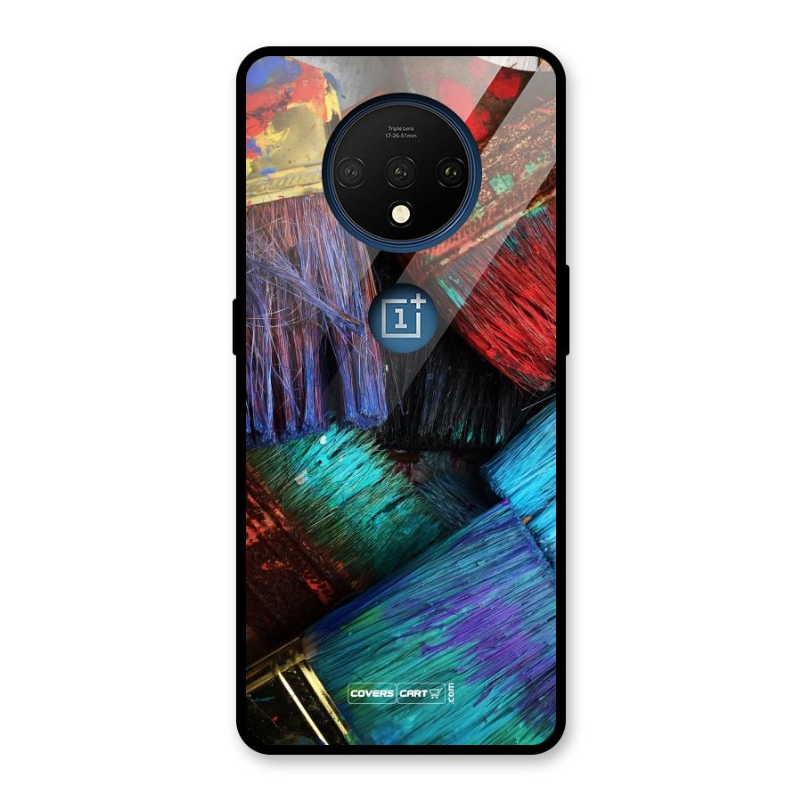 Magic Brushes Glass Back Case for OnePlus 7T