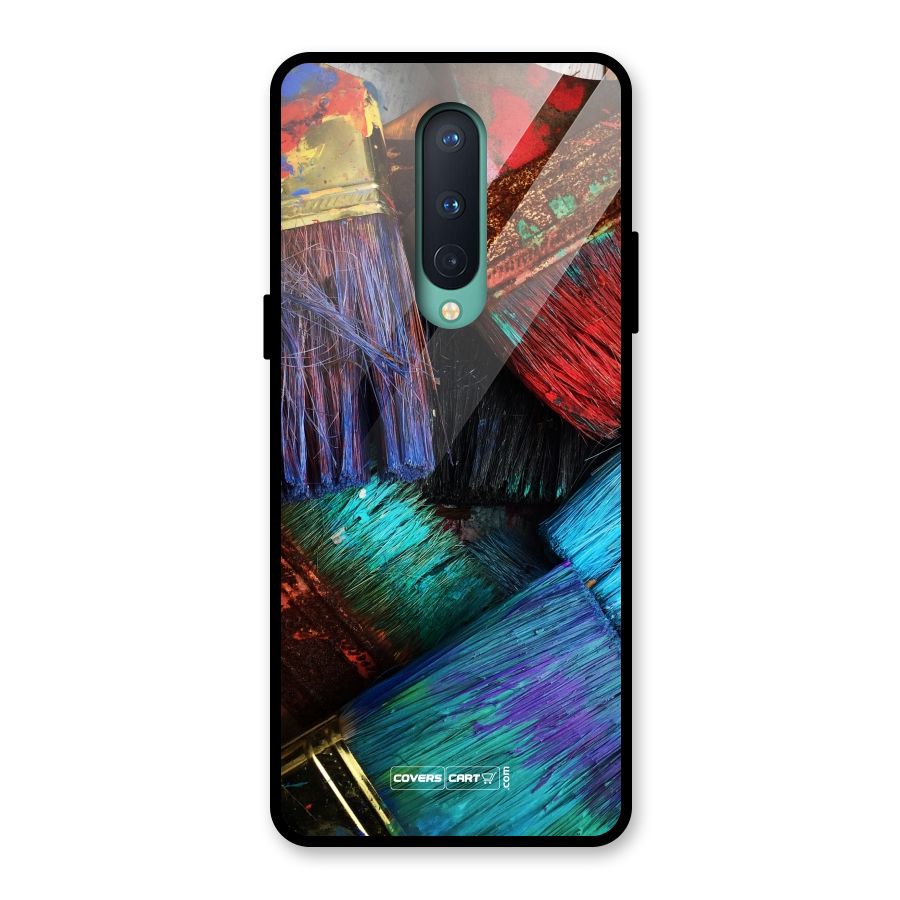 Magic Brushes Glass Back Case for OnePlus 8