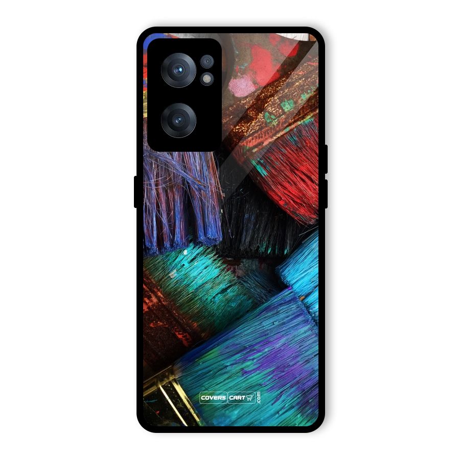 Magic Brushes Glass Back Case for OnePlus Nord CE 2 5G