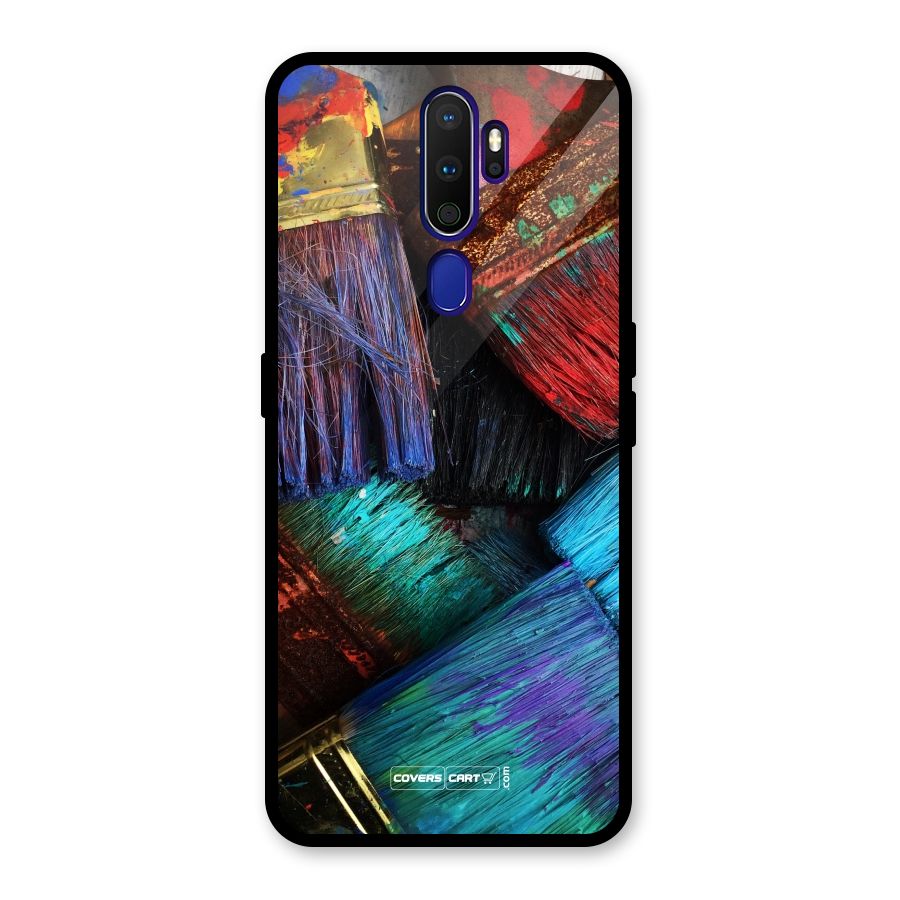 Magic Brushes Glass Back Case for Oppo A9 (2020)