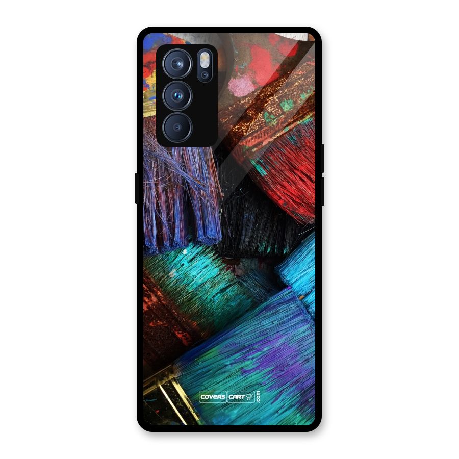 Magic Brushes Glass Back Case for Oppo Reno6 Pro 5G