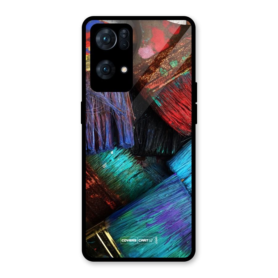 Magic Brushes Glass Back Case for Oppo Reno7 Pro 5G