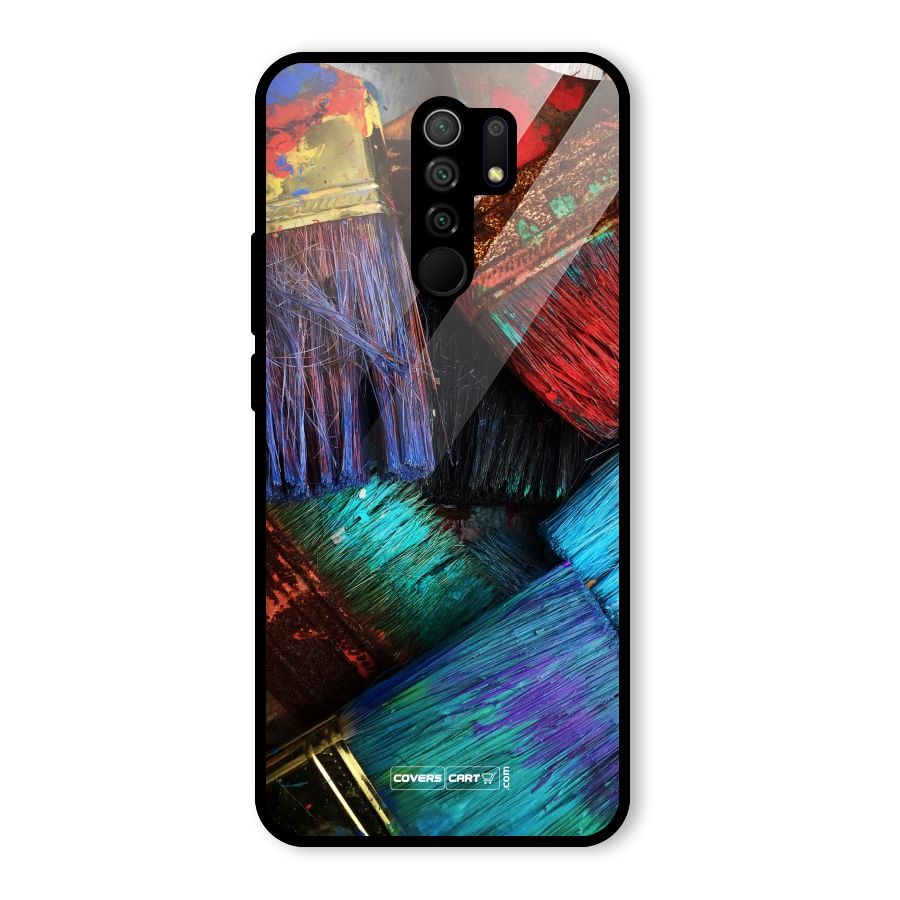 Magic Brushes Glass Back Case for Poco M2