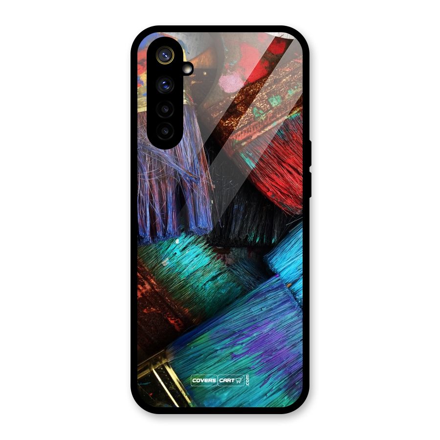 Magic Brushes Glass Back Case for Realme 6