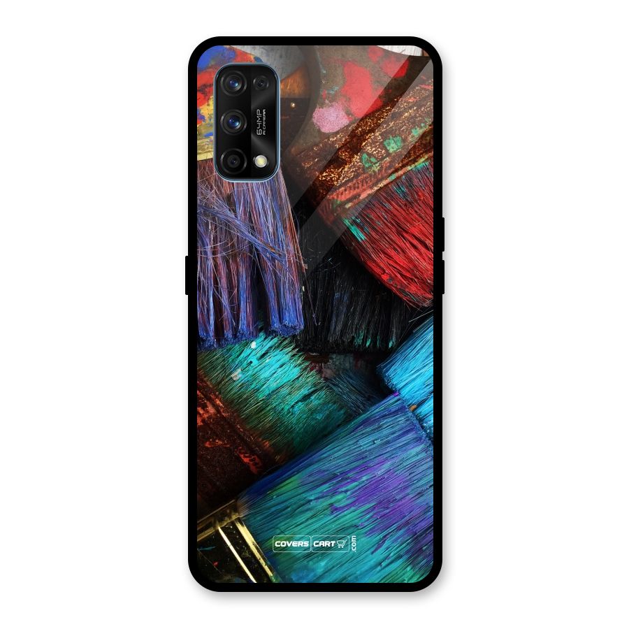Magic Brushes Glass Back Case for Realme 7 Pro