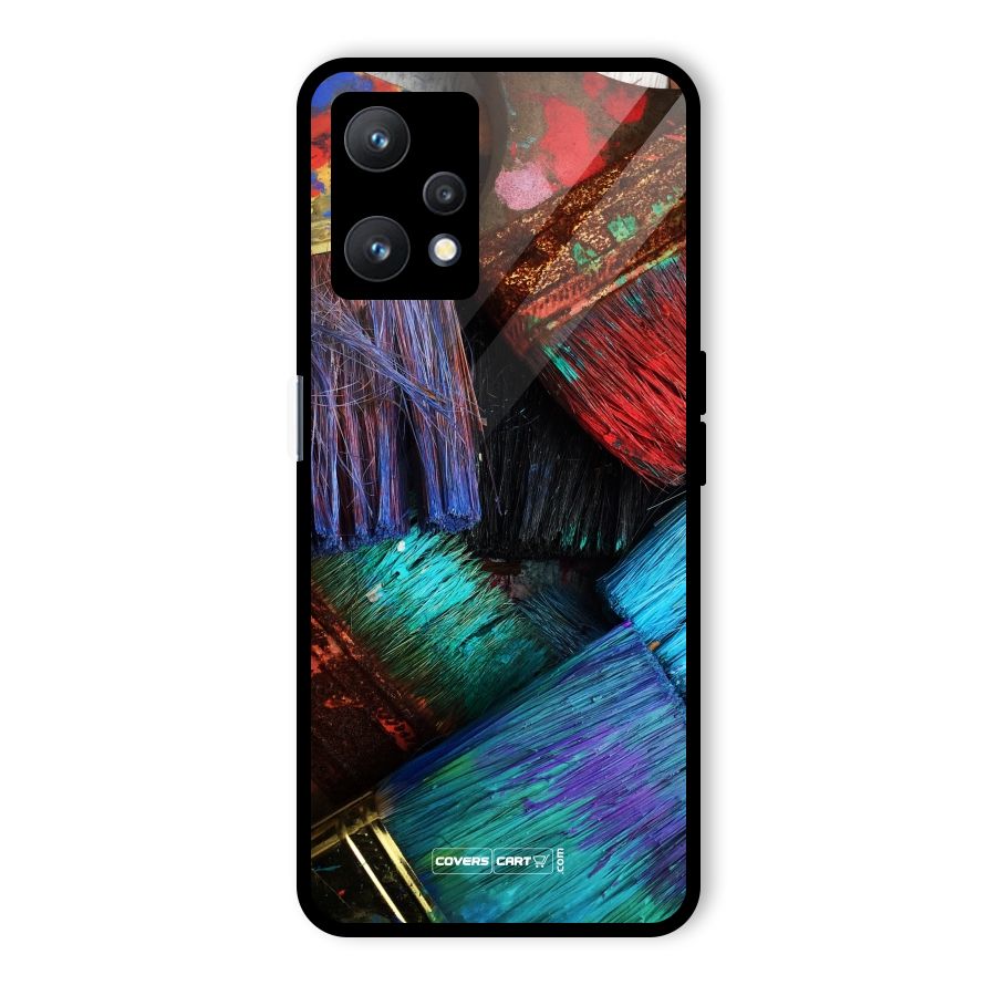 Magic Brushes Glass Back Case for Realme 9 Pro 5G