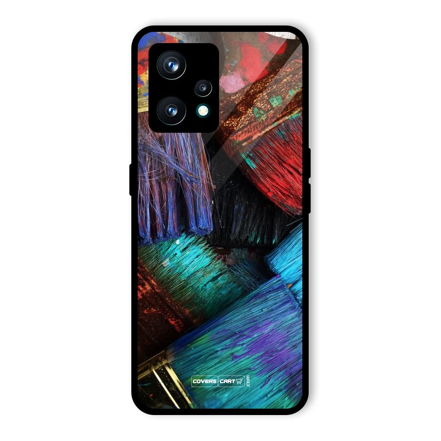 Magic Brushes Glass Back Case for Realme 9 Pro Plus 5G