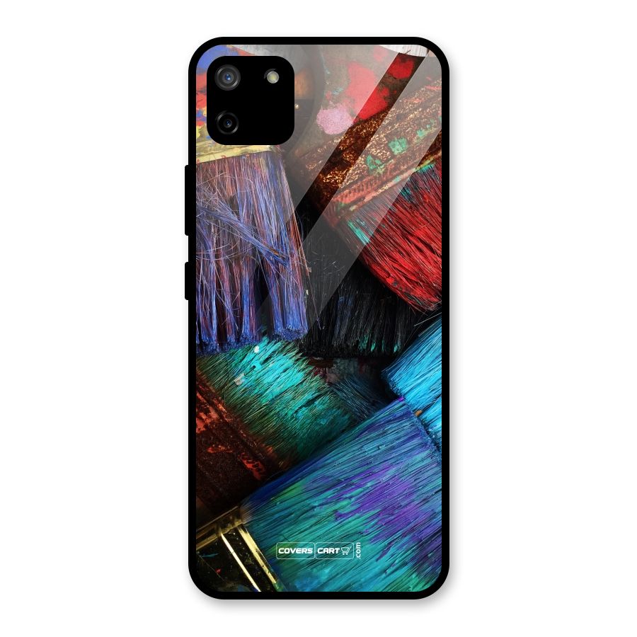 Magic Brushes Glass Back Case for Realme C11
