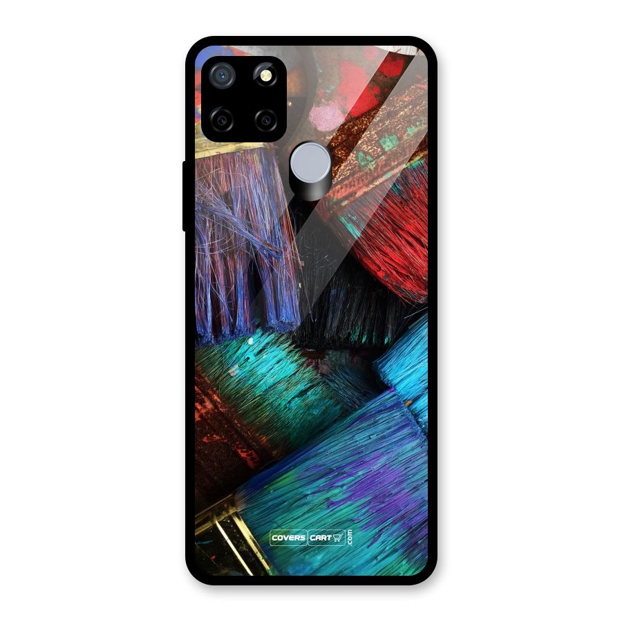 Magic Brushes Glass Back Case for Realme C12