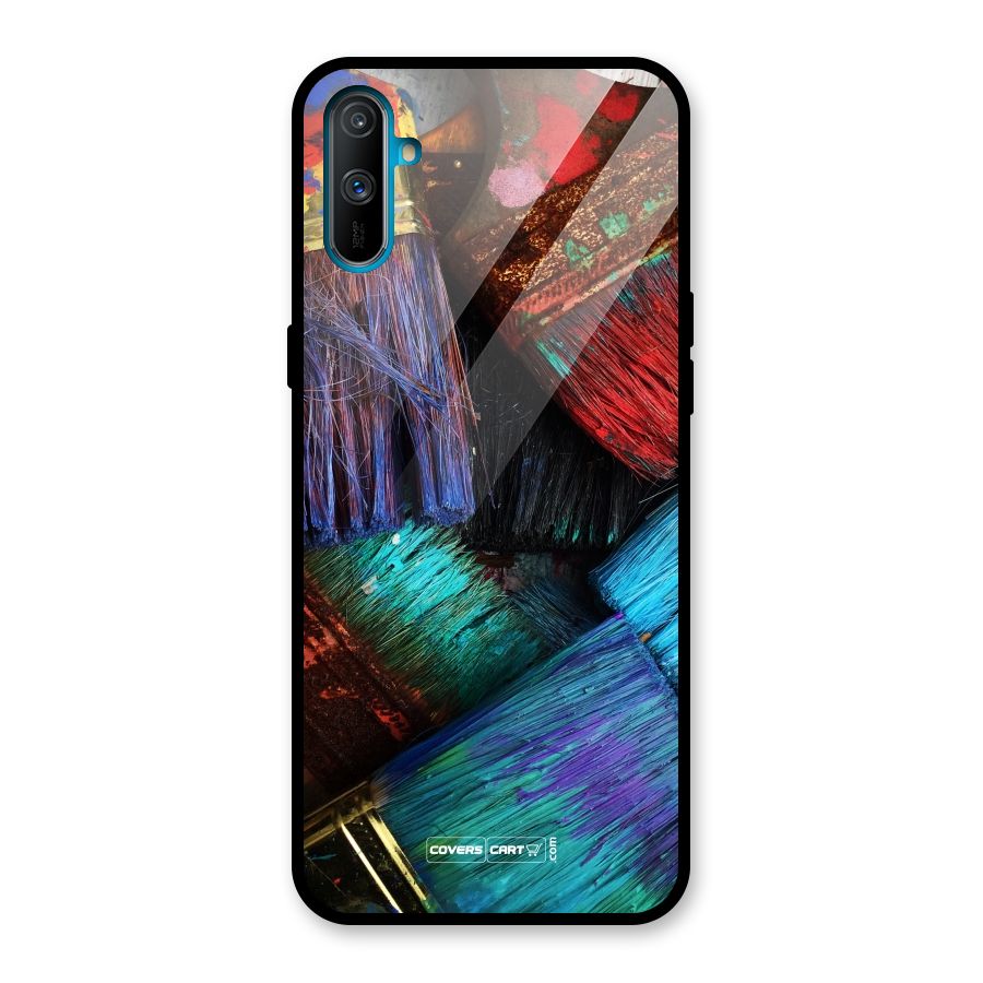 Magic Brushes Glass Back Case for Realme C3