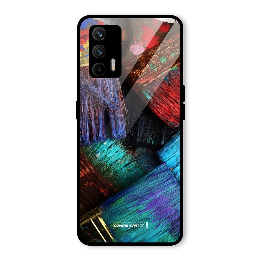 Magic Brushes Glass Back Case for Realme GT 5G