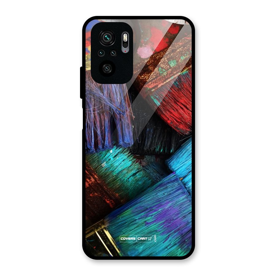 Magic Brushes Glass Back Case for Redmi Note 10S