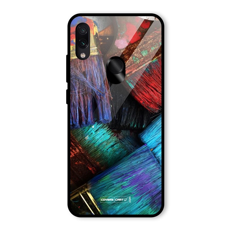Magic Brushes Glass Back Case for Redmi Note 7 Pro