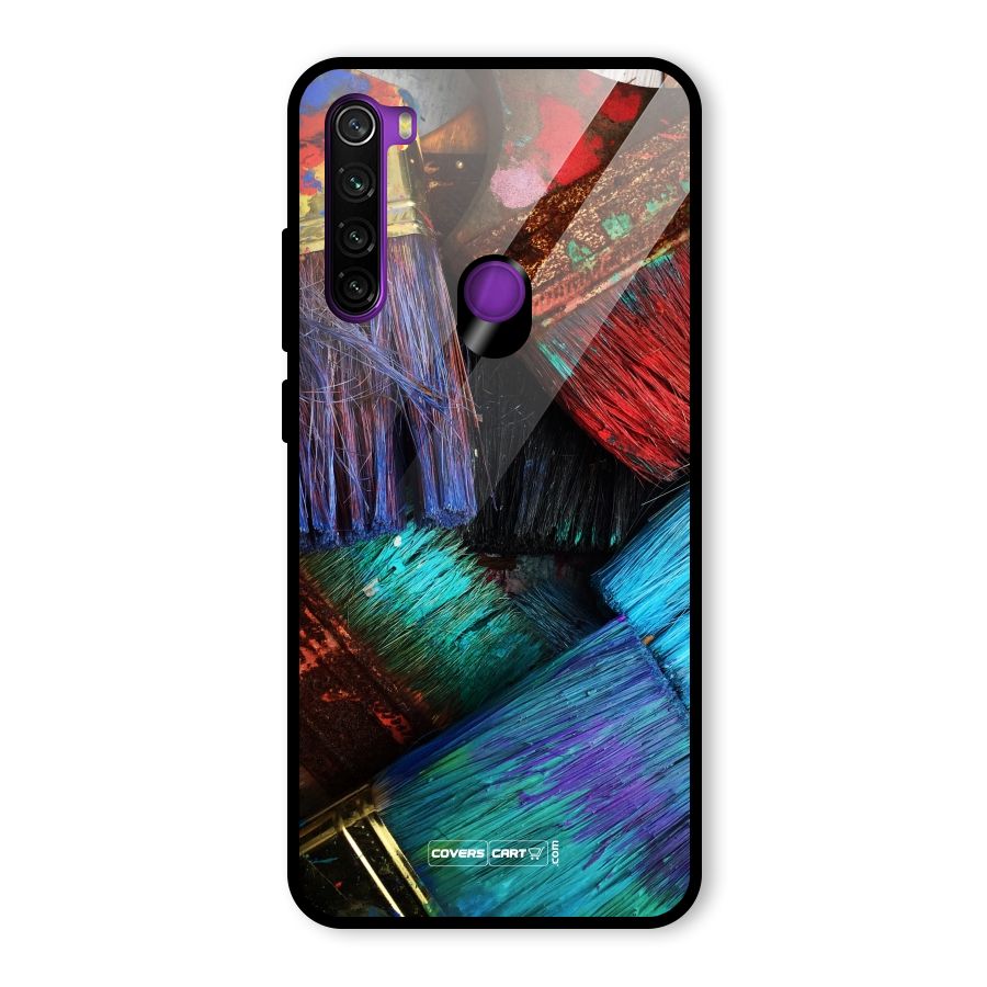 Magic Brushes Glass Back Case for Redmi Note 8